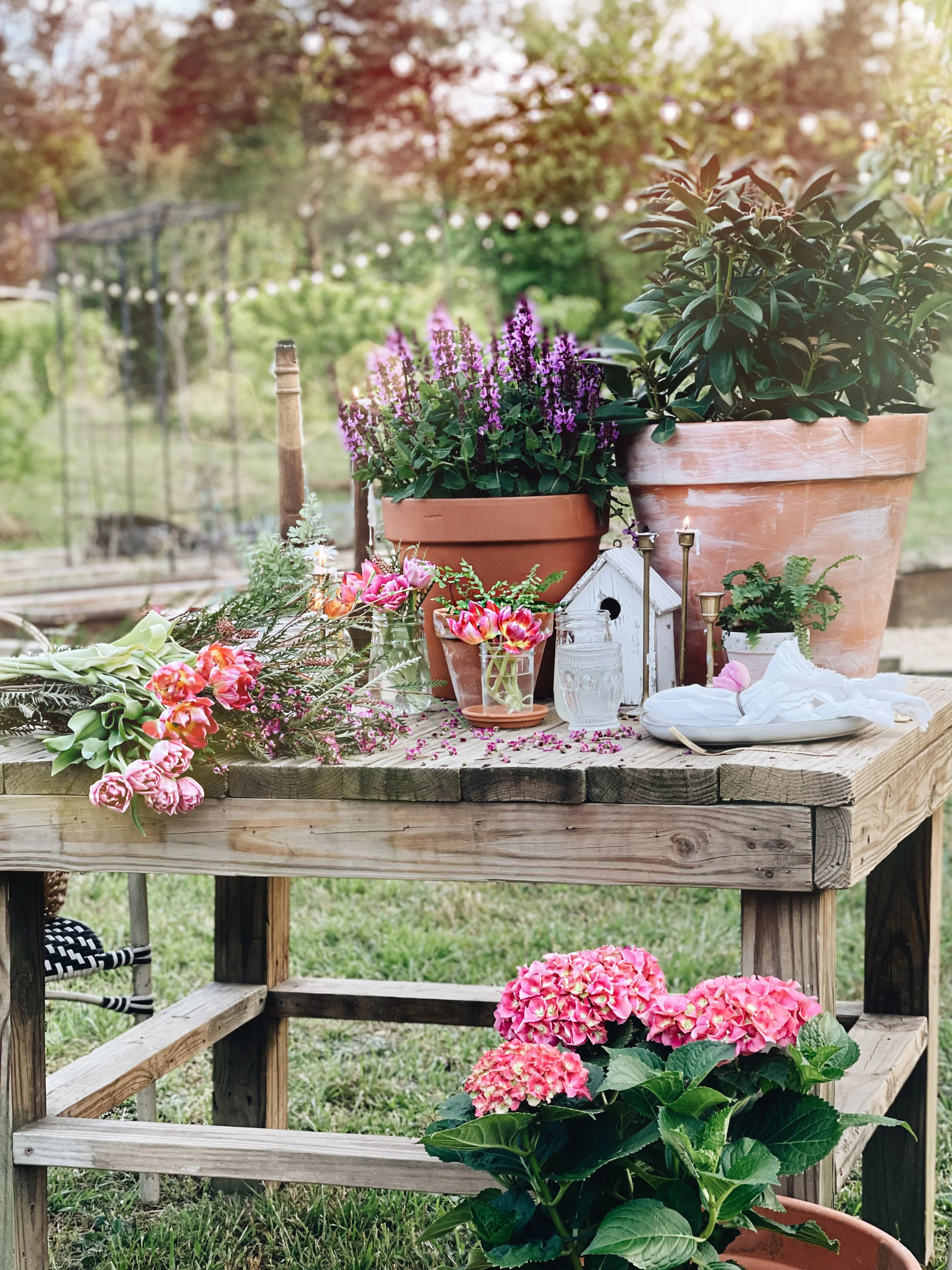 Outdoor Spring Table